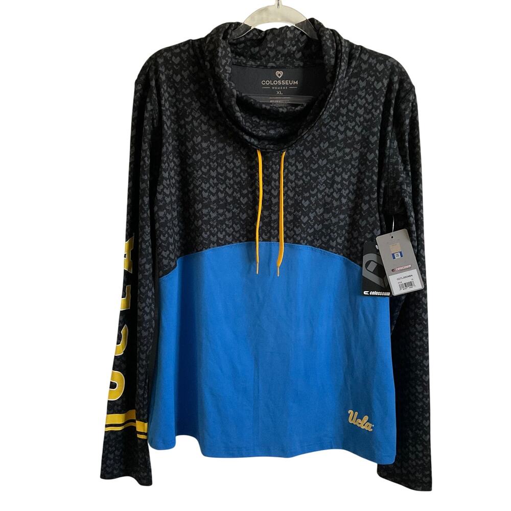 Women’s Colosseum UCLA Cowl‎ Neck Long Sleeve Athletic Top - Size XL NEW